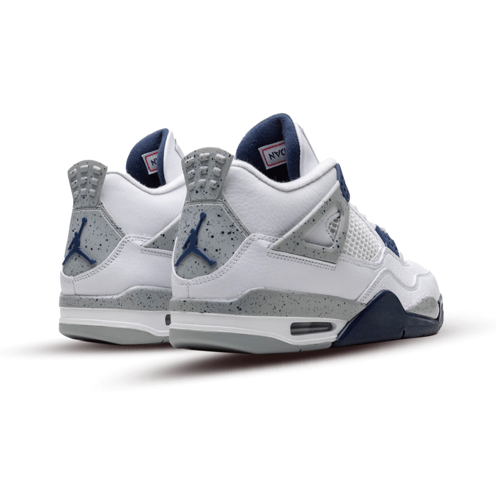 Air Jordan 4 Retro White Midnight Navy - 48h