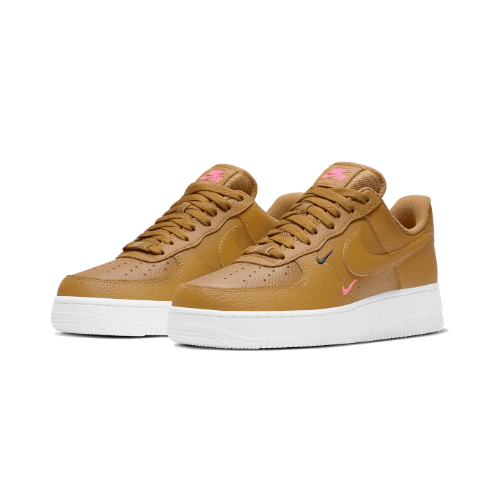 Air Force 1 Low Mini Swoosh Wheat Pink