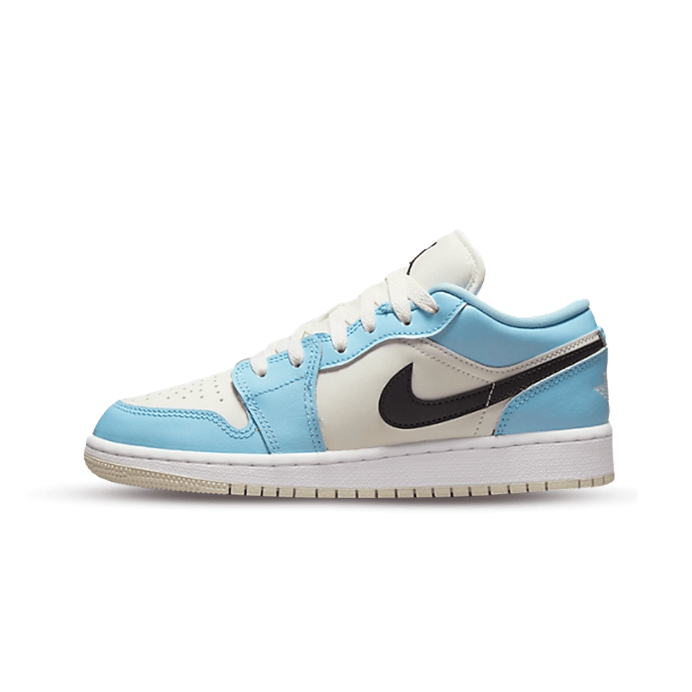 Air Jordan 1 Low Ice Blue Black (GS)