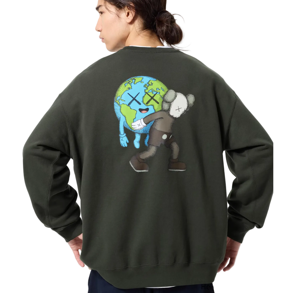 Kaws Universe UT Graphic Sweatshirt - Grey