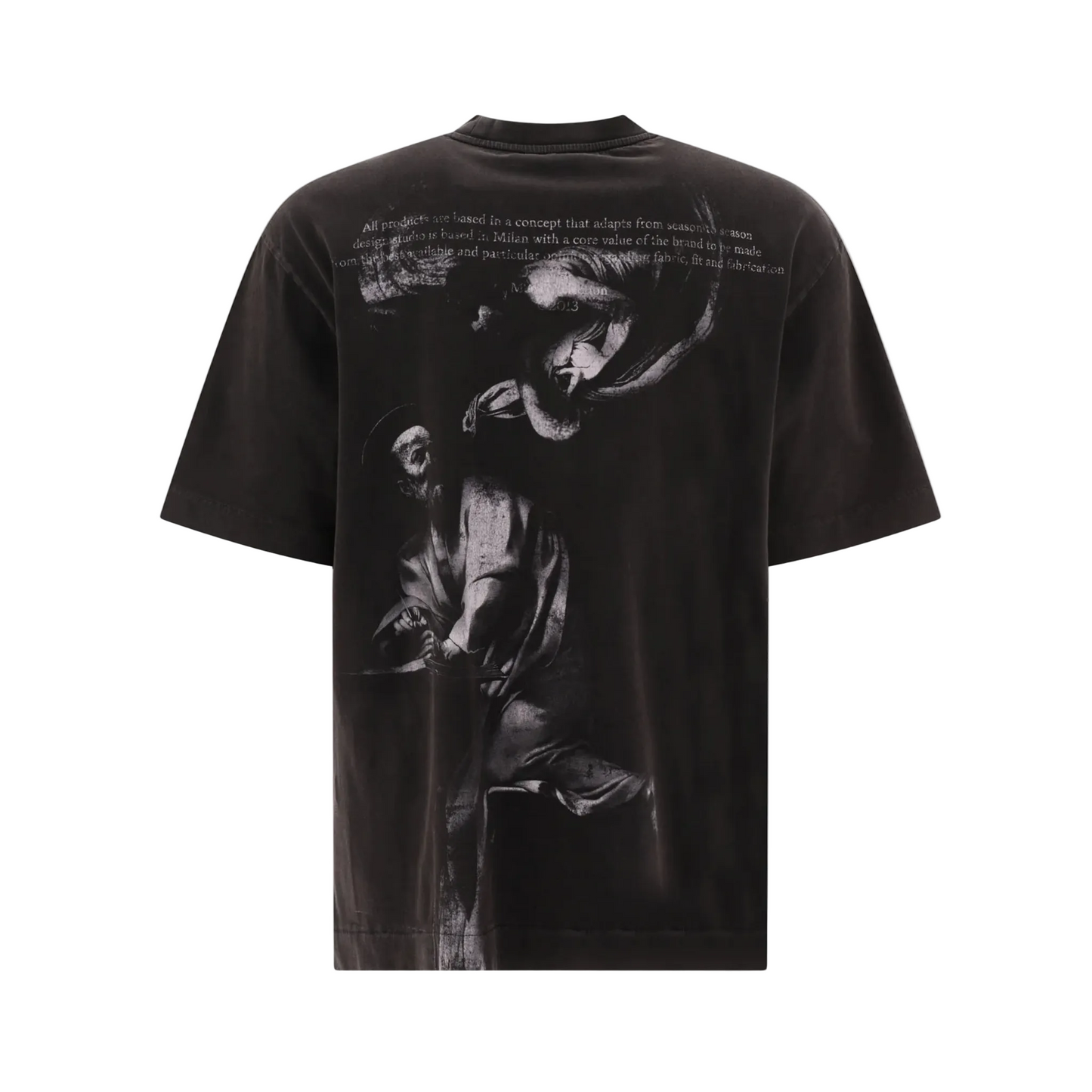 Off White "St. Matthew" T Shirt Black/Grey