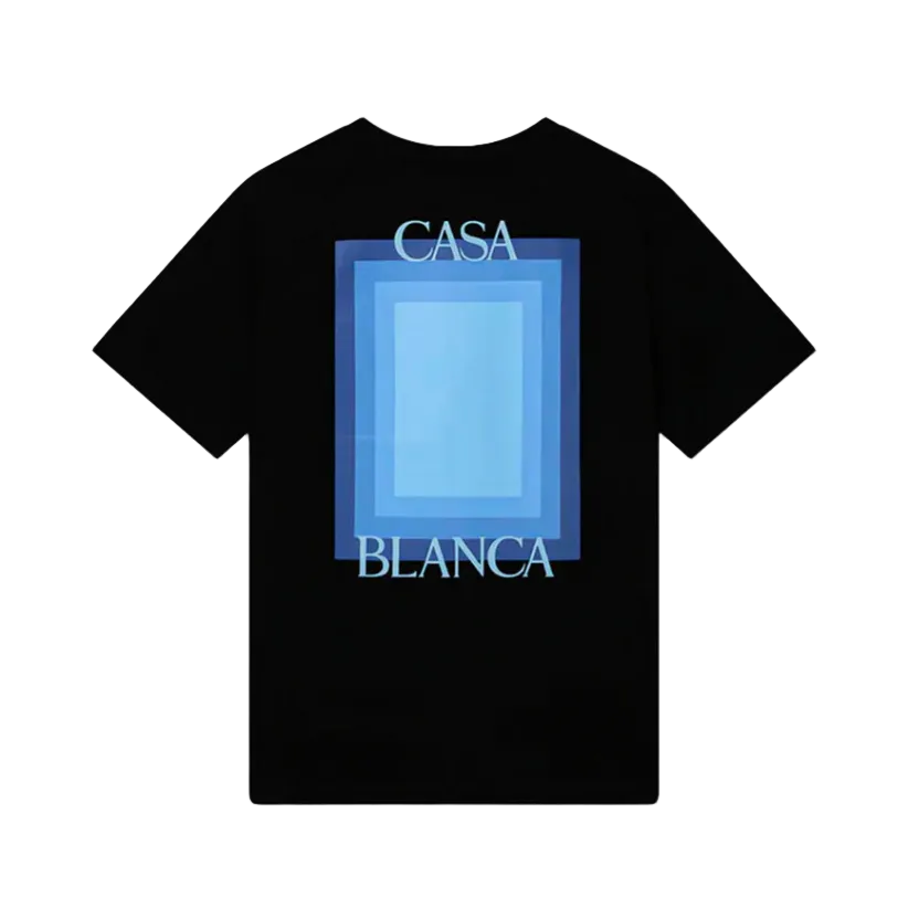 Casablanca T-Shirt Gradient Blue