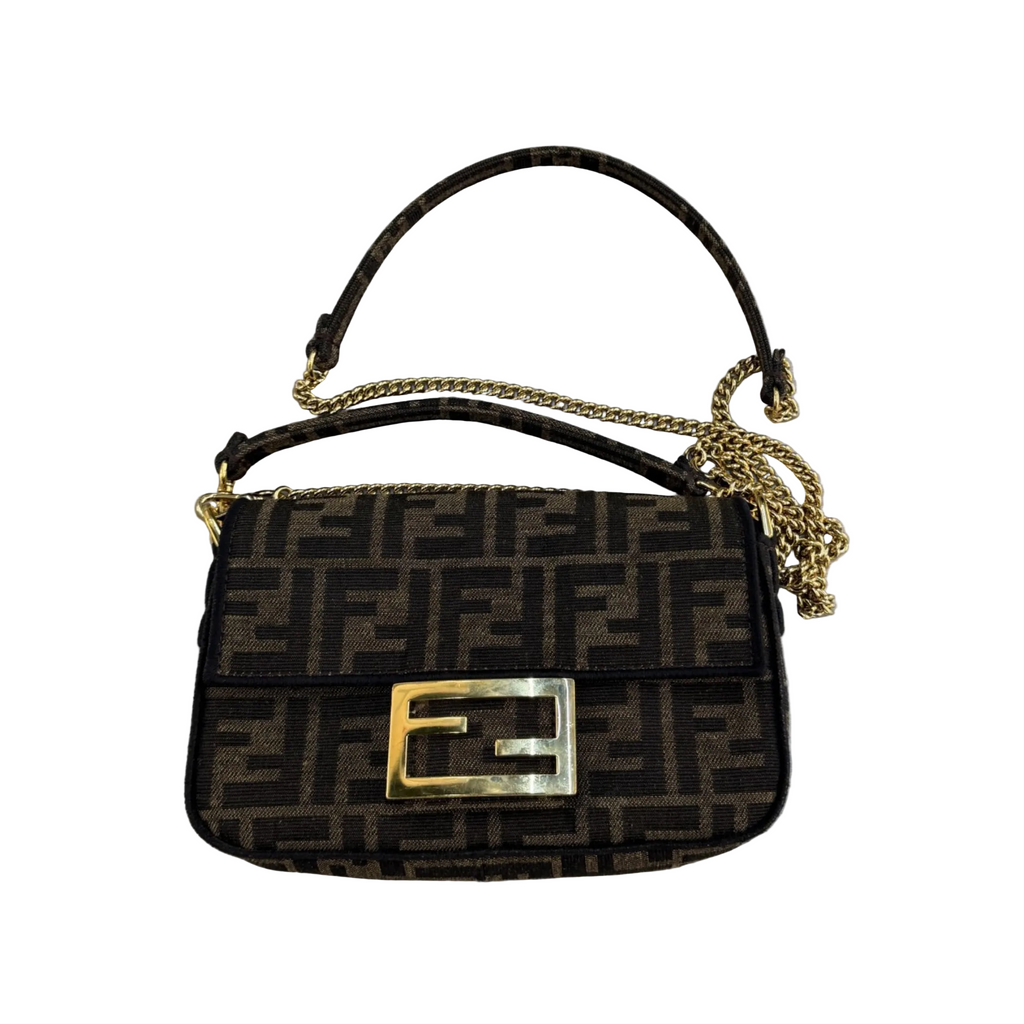 Fendi Baguette Leather Handbag