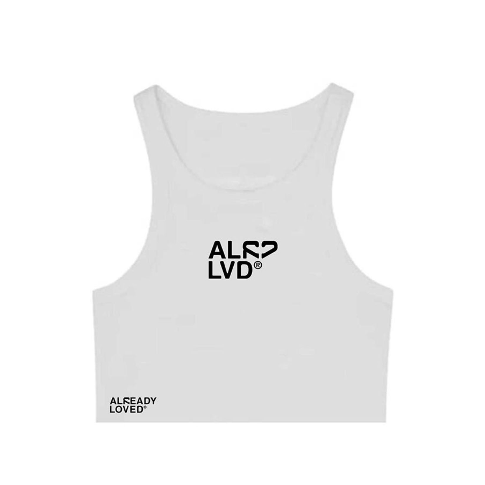 Already Loved Womans' Tank Top ALRD LVD White
