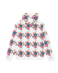 Denim Tears Firecracker Zip Hoodie 'White'