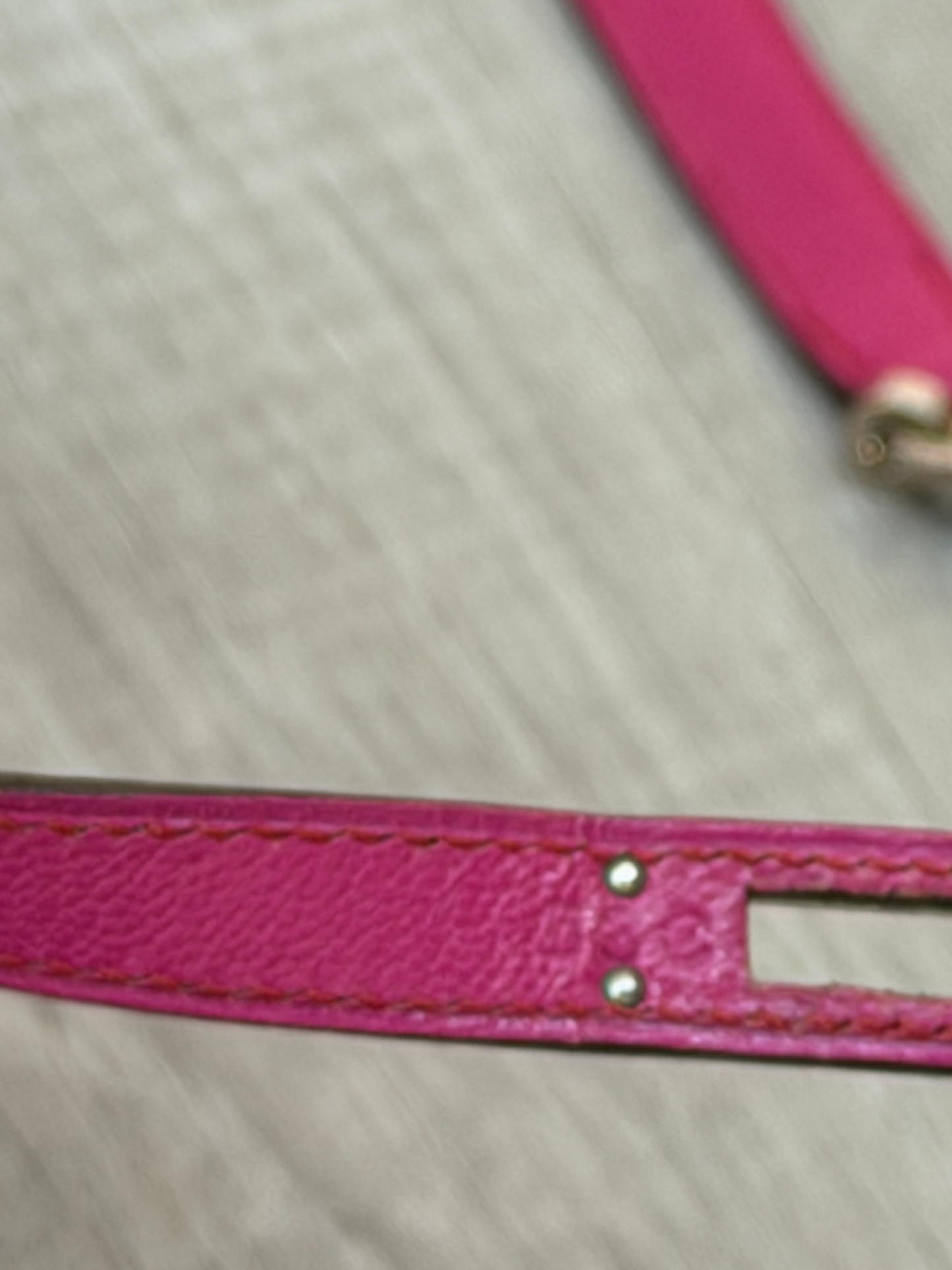 Hermès Kelly Sellier 25 Rose Pourpre Epsom Palladium Hardware