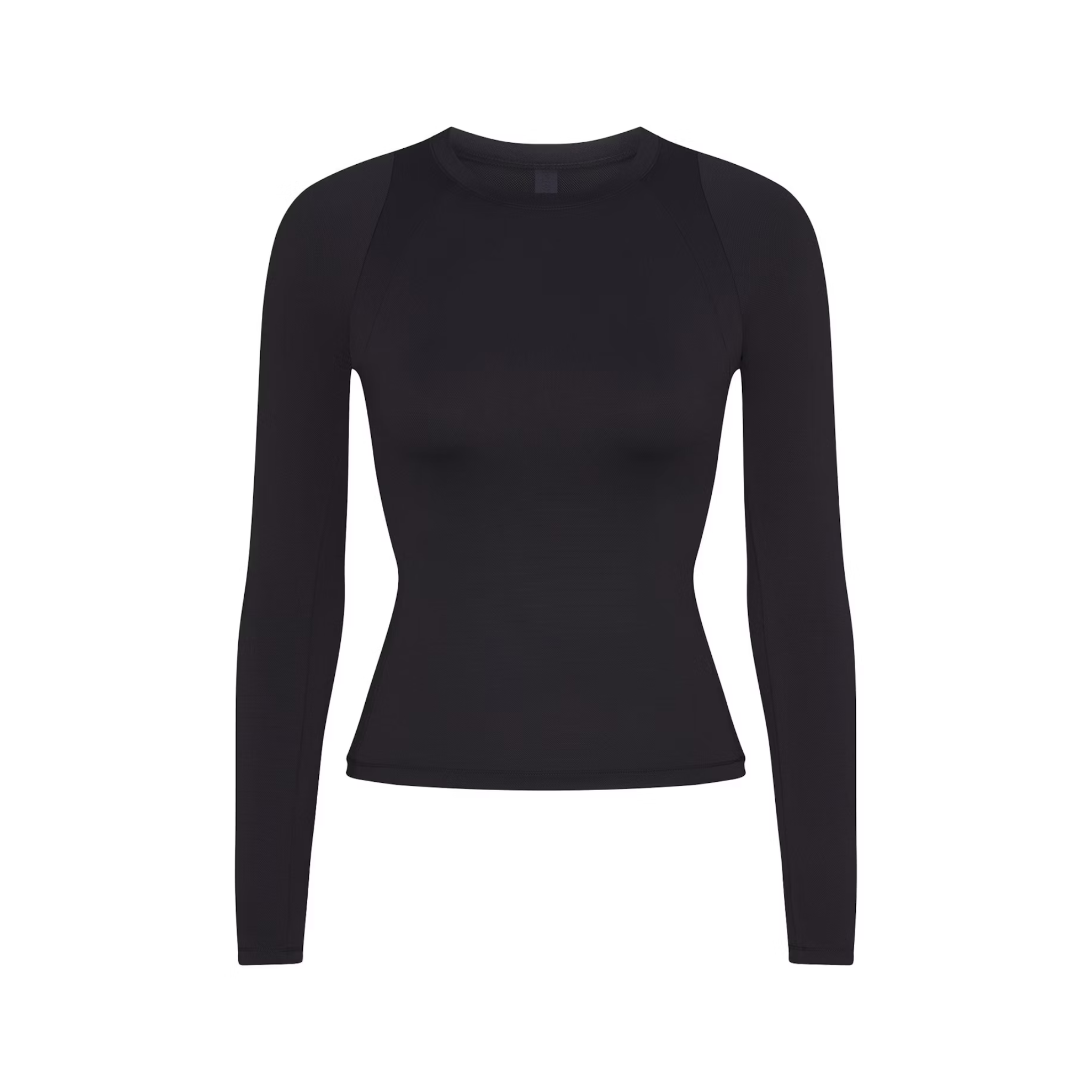 NikeSKIMS Long Sleeve Crew Neck Top - Obsidian