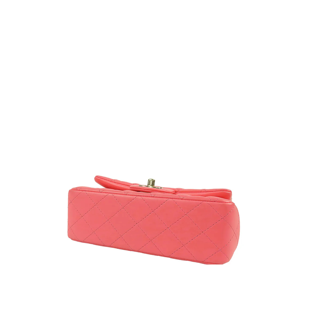 Chanel Lambksin Medium - Pink Coral