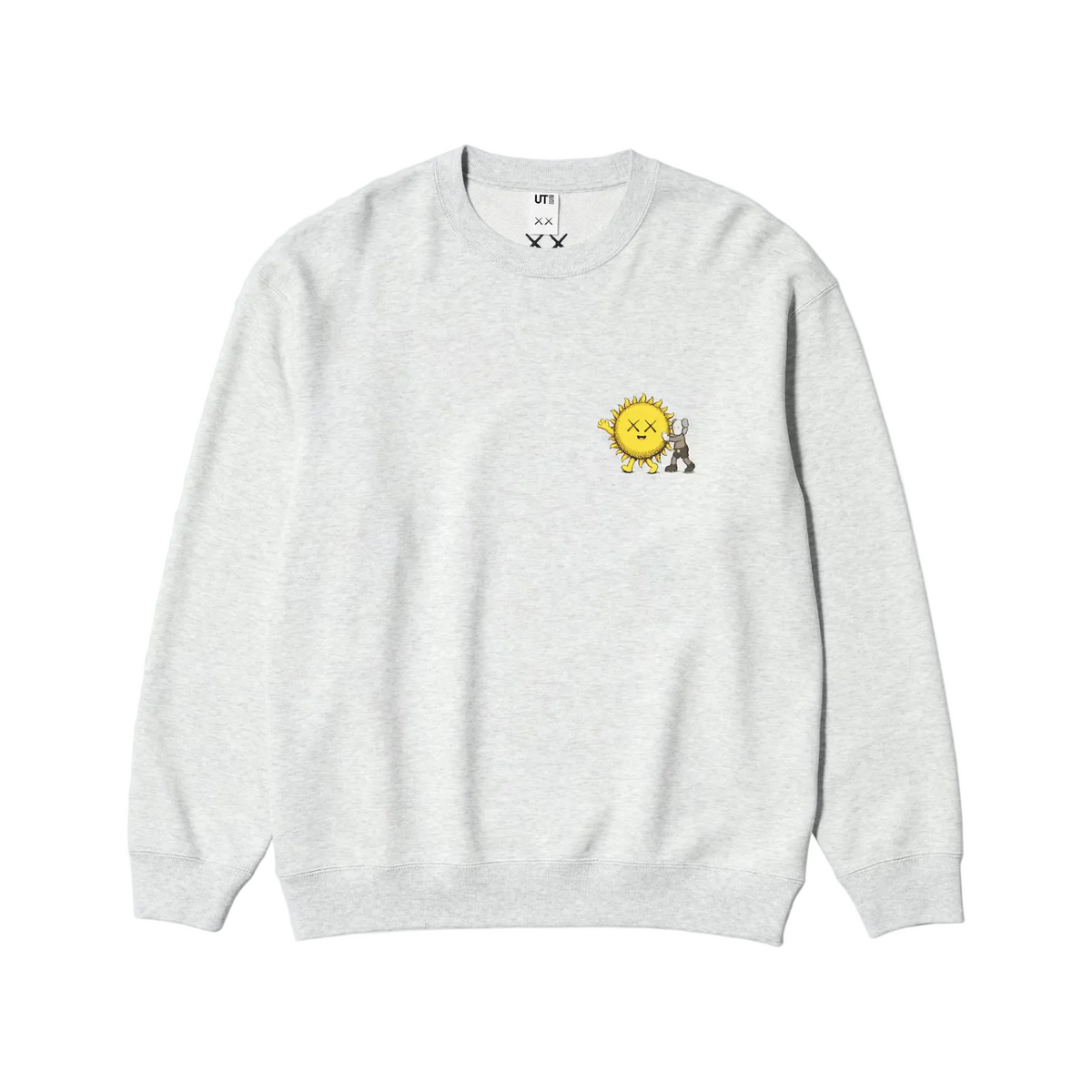 Kaws Universe UT Graphic Sweatshirt - Light Grey