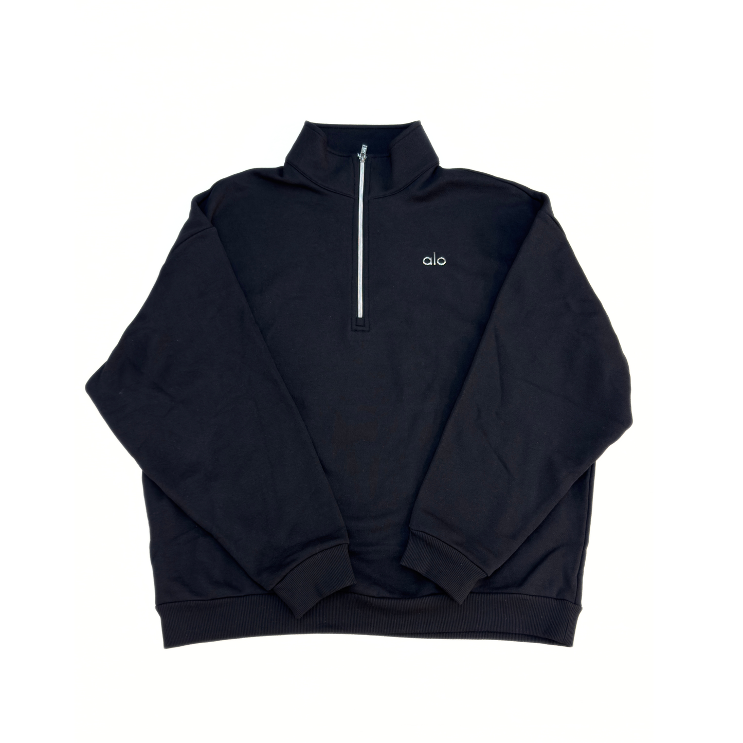 Alo Accolade 1/4 Zip Pullover Black