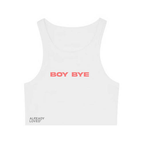 Already Loved Woman's Tank Top Boy Bye White