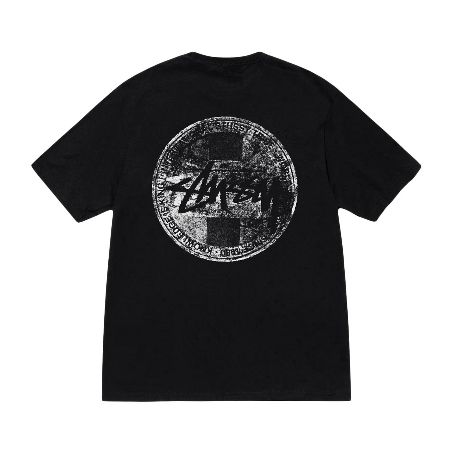 Stussy Dot Stamp Black Tee