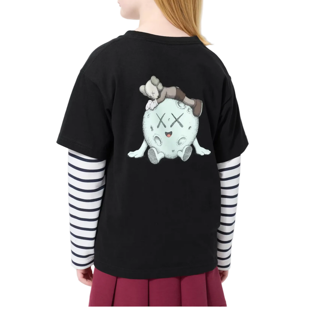 Kaws Universe UT Graphic T-Shirt - Black [KIDS]