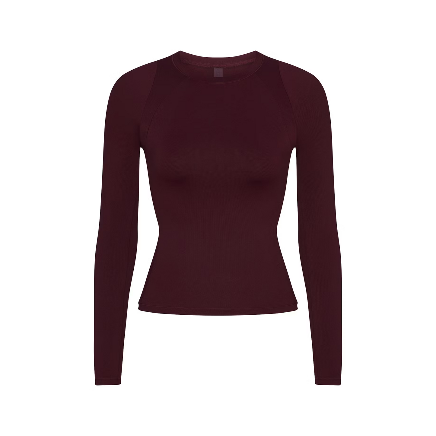 NikeSKIMS Long Sleeve Crew Neck Top - Currant