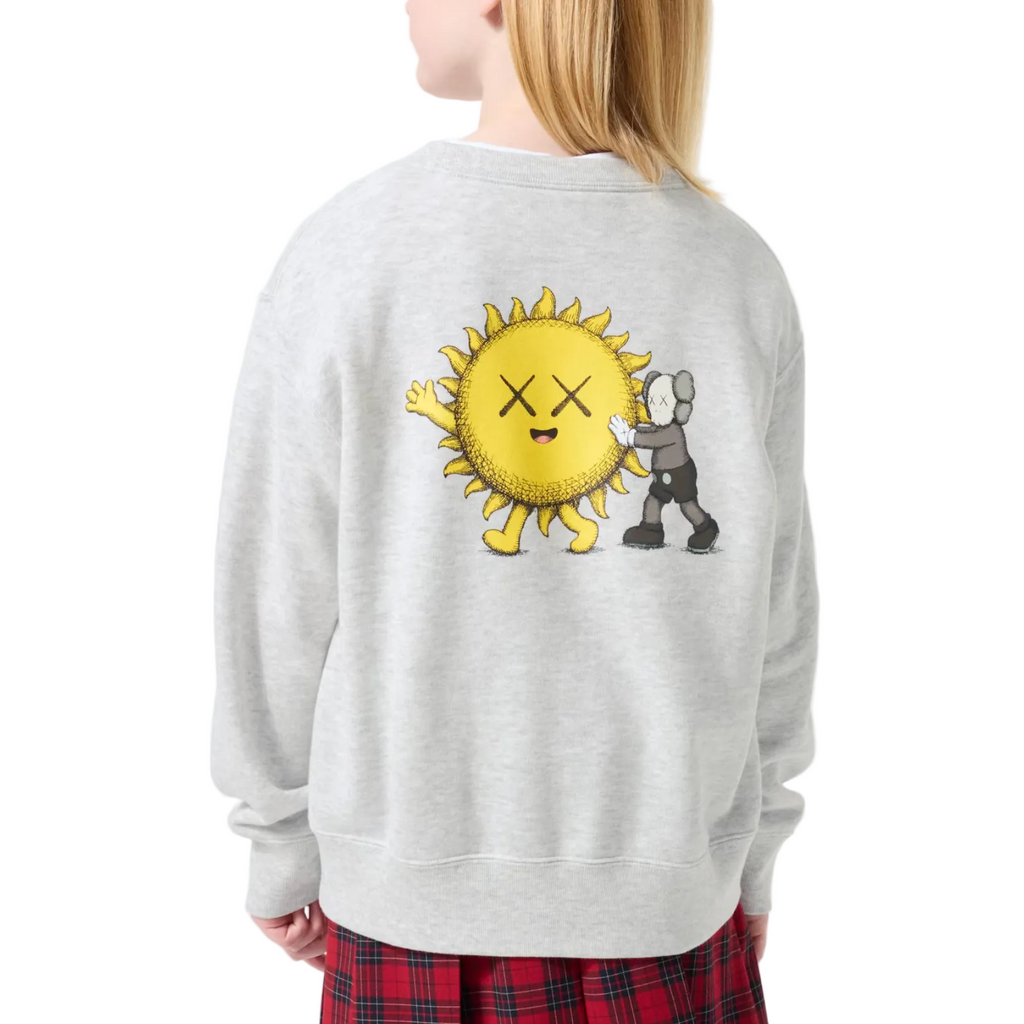 Kaws Universe UT Graphic Sweatshirt - Light Grey [KIDS]