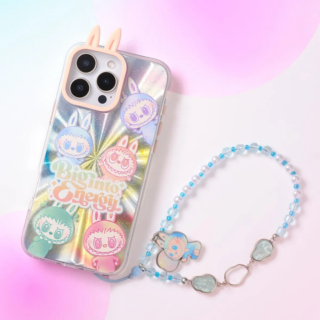 Pop Mart Labubu The Monsters Big into Energy Series Phone Charm Sealed Case