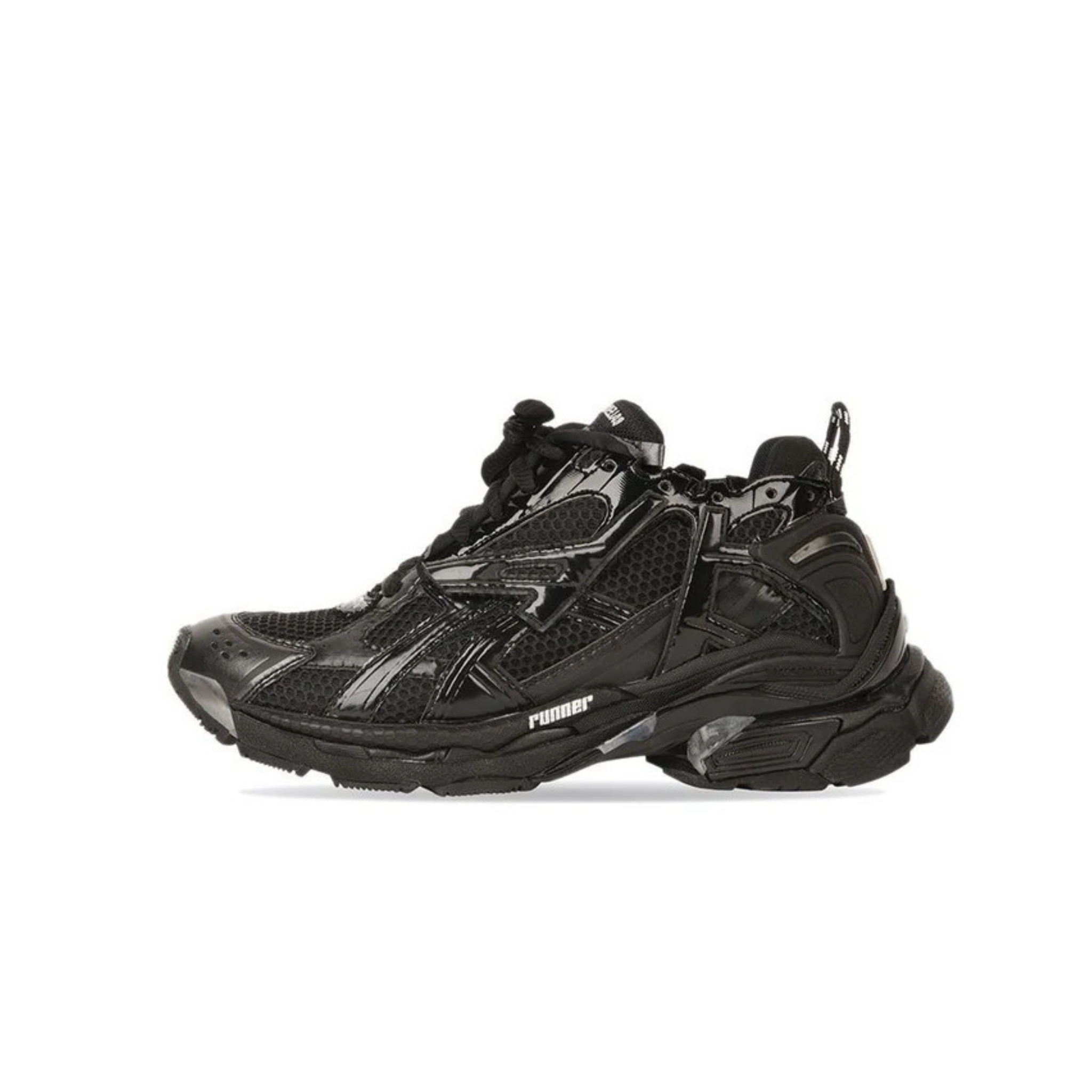 Balenciaga Runner Sneakers «Μαύρο Δίχτυ και Νάιλον»-48ωρο