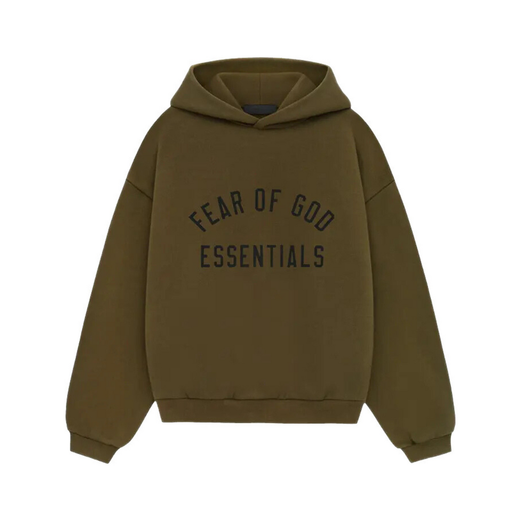 Fear of God Essentials Fleece Hoodie 'Olive'