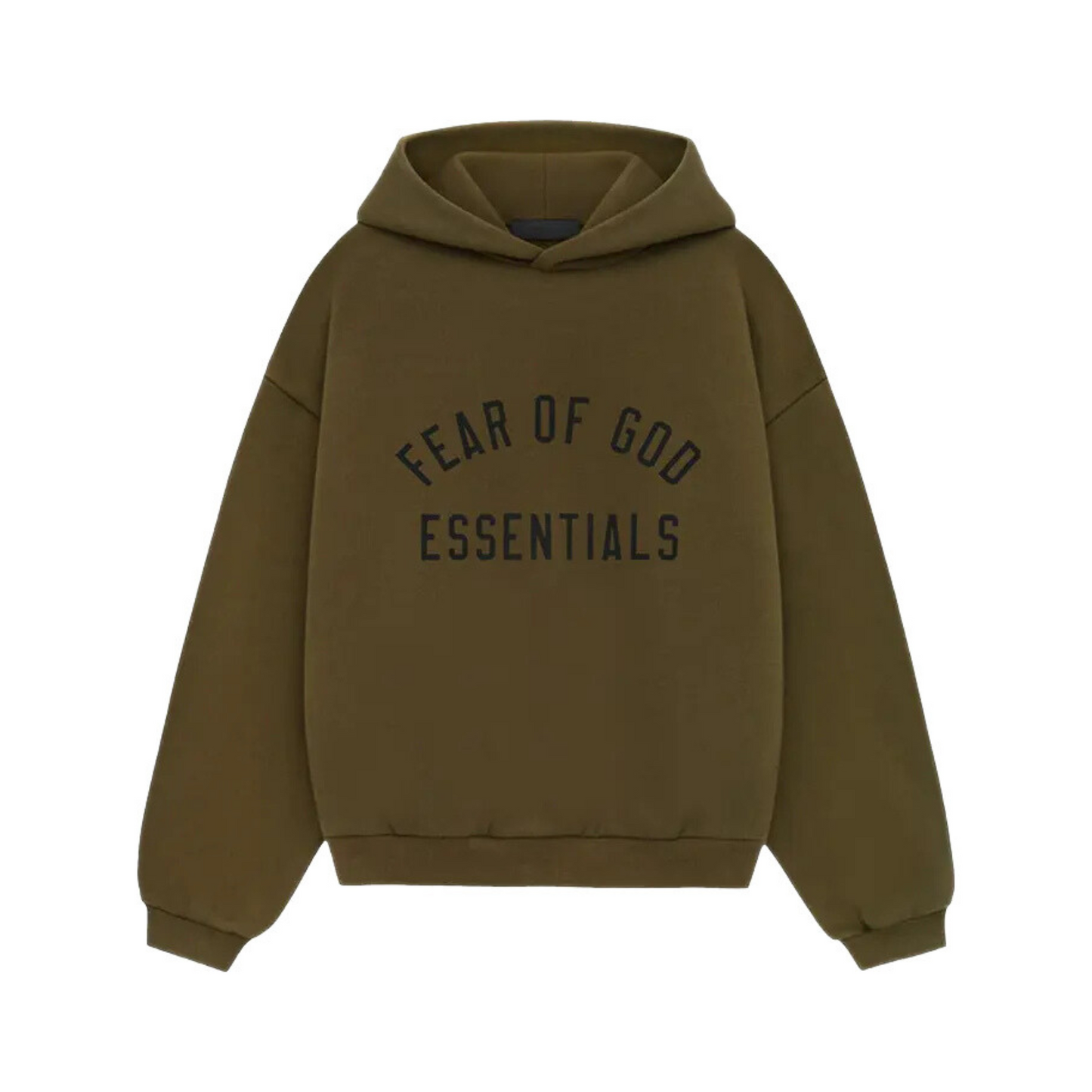 Fear of God Essentials Fleece Hoodie 'Olive'