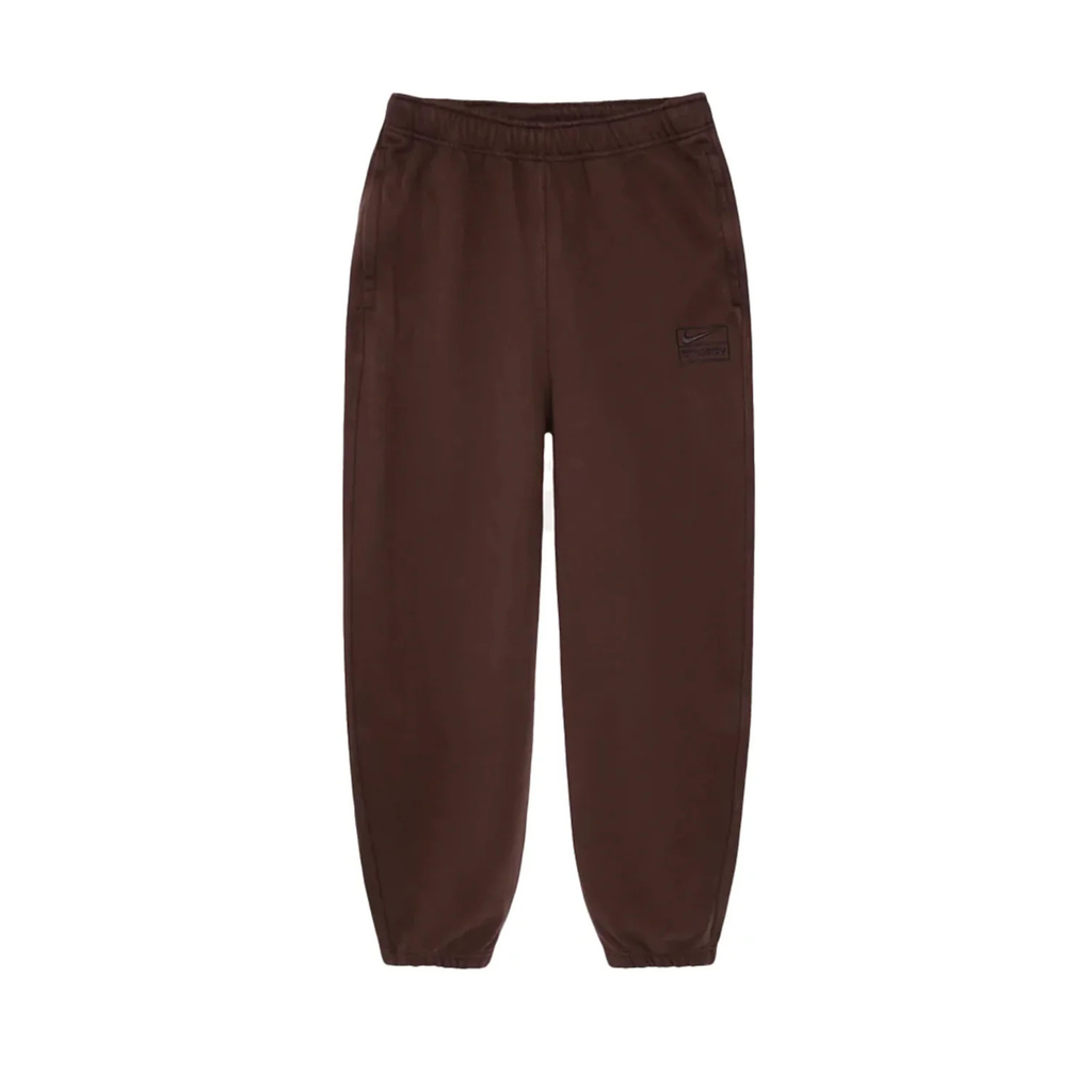 Nike X Stussy Stone Washed Fleece Pants Brown