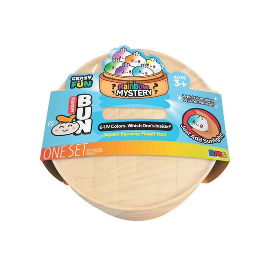 Squishy Bun Rainbow Mystery Squishy "Dumpling" (UV Color) Blind Box