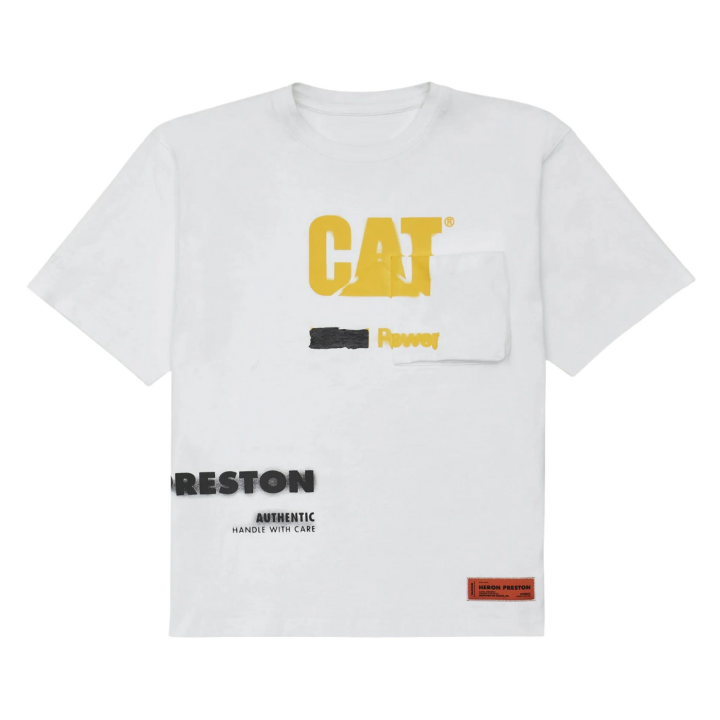 Heron Preston HP x Caterpillar T-Shirt White