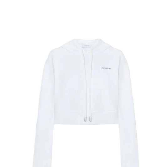Off-White Xray arrow crop sweatshirt (Women's) white