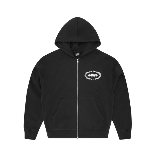 Corteiz Superior Royale Zip Hoodie 'Black'