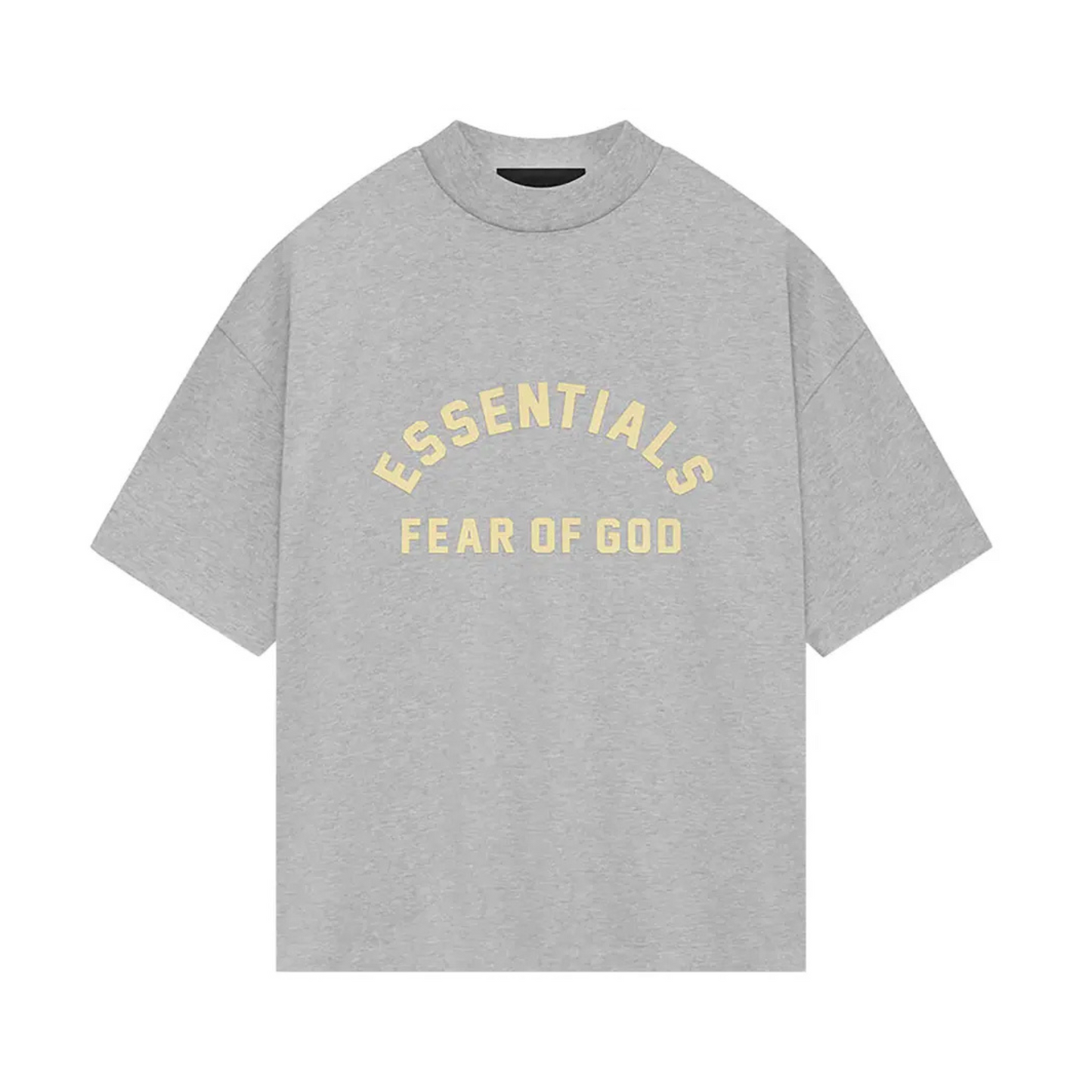 Fear of God Essentials Heavy Jersey Crewneck T-Shirt 'Light Heather Grey'