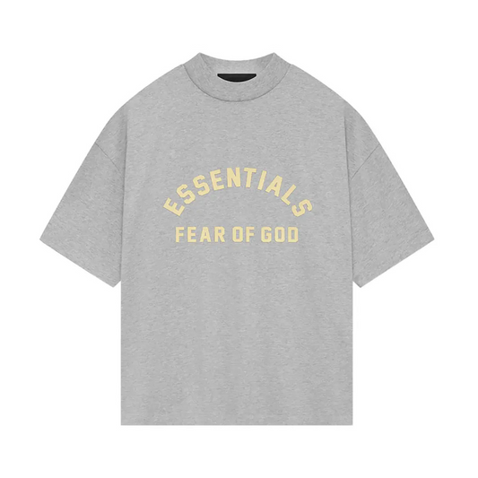 Fear of God Essentials Heavy Jersey Crewneck T-Shirt 'Light Heather Grey'