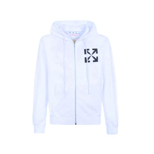 Off-White Arrow Slim Zip-Up Hoodie