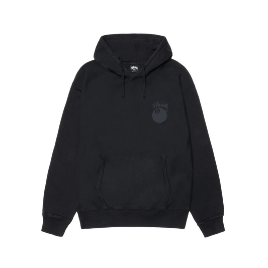 Stussy 8 Ball Hoodie Pigment Dyed 'Black'