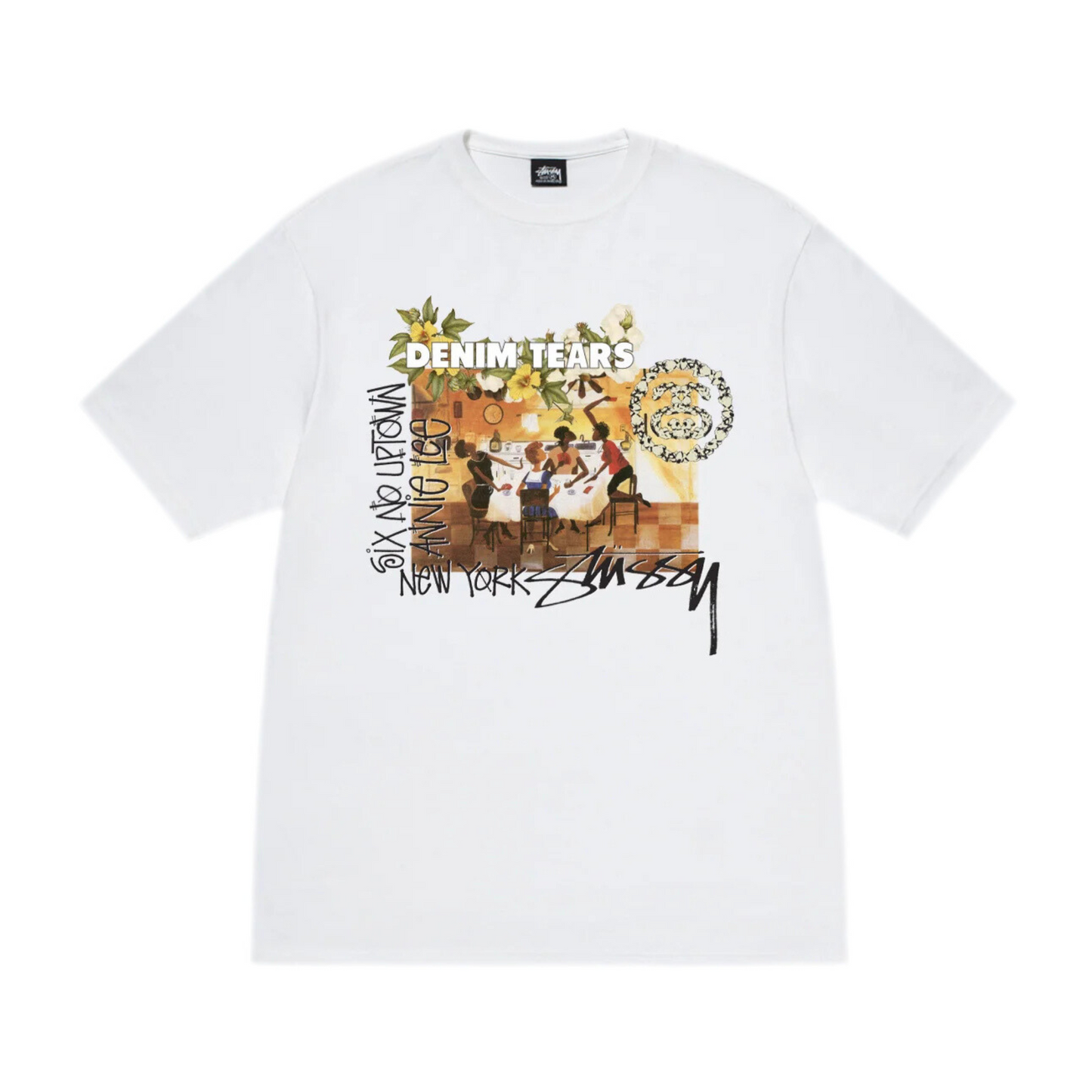 Denim Tears x Stussy Annie Lee Tee 'White'