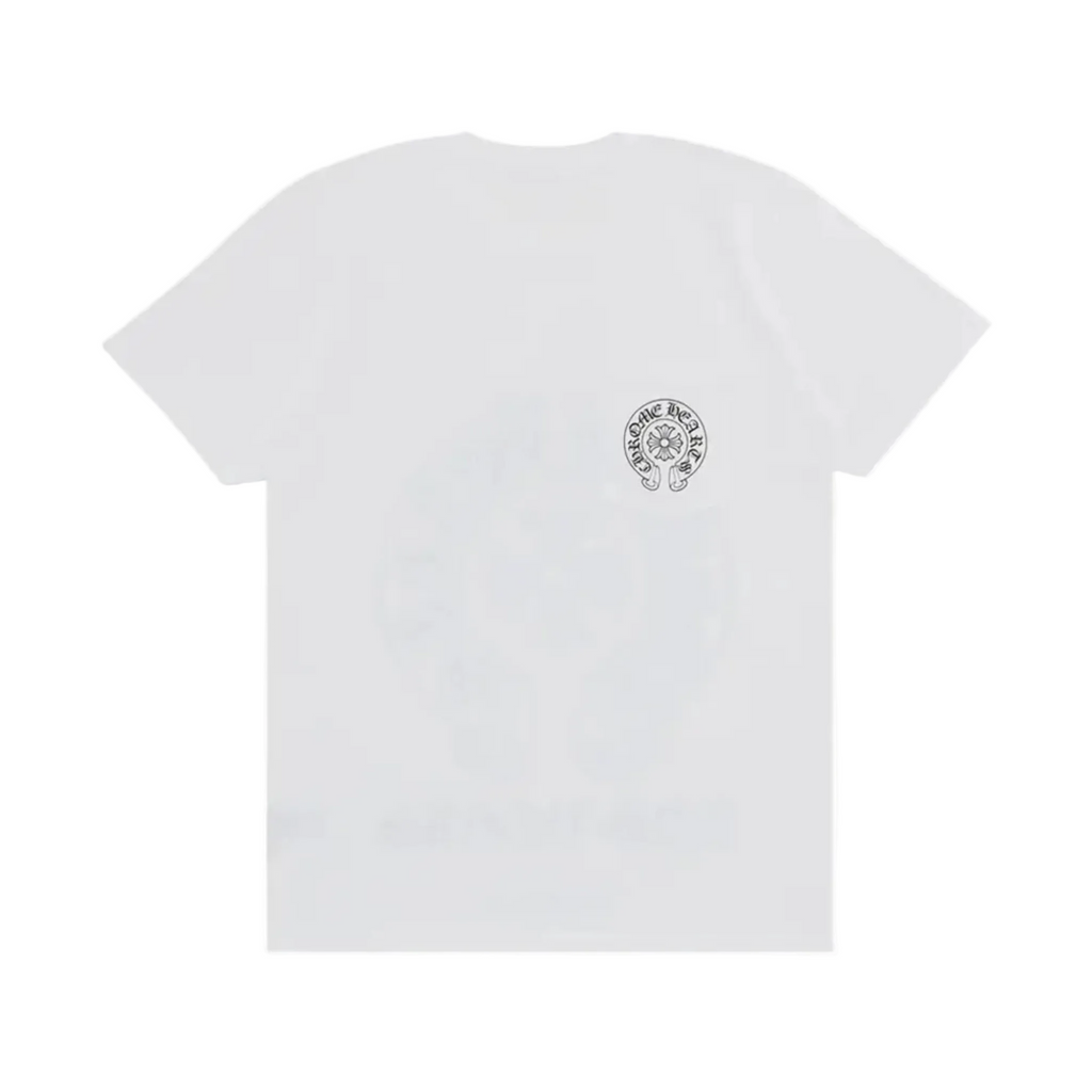 Chrome Hearts Las Vegas Exclusive Μπλουζάκι με λογότυπο Horseshoe στην τσέπη στο στήθος