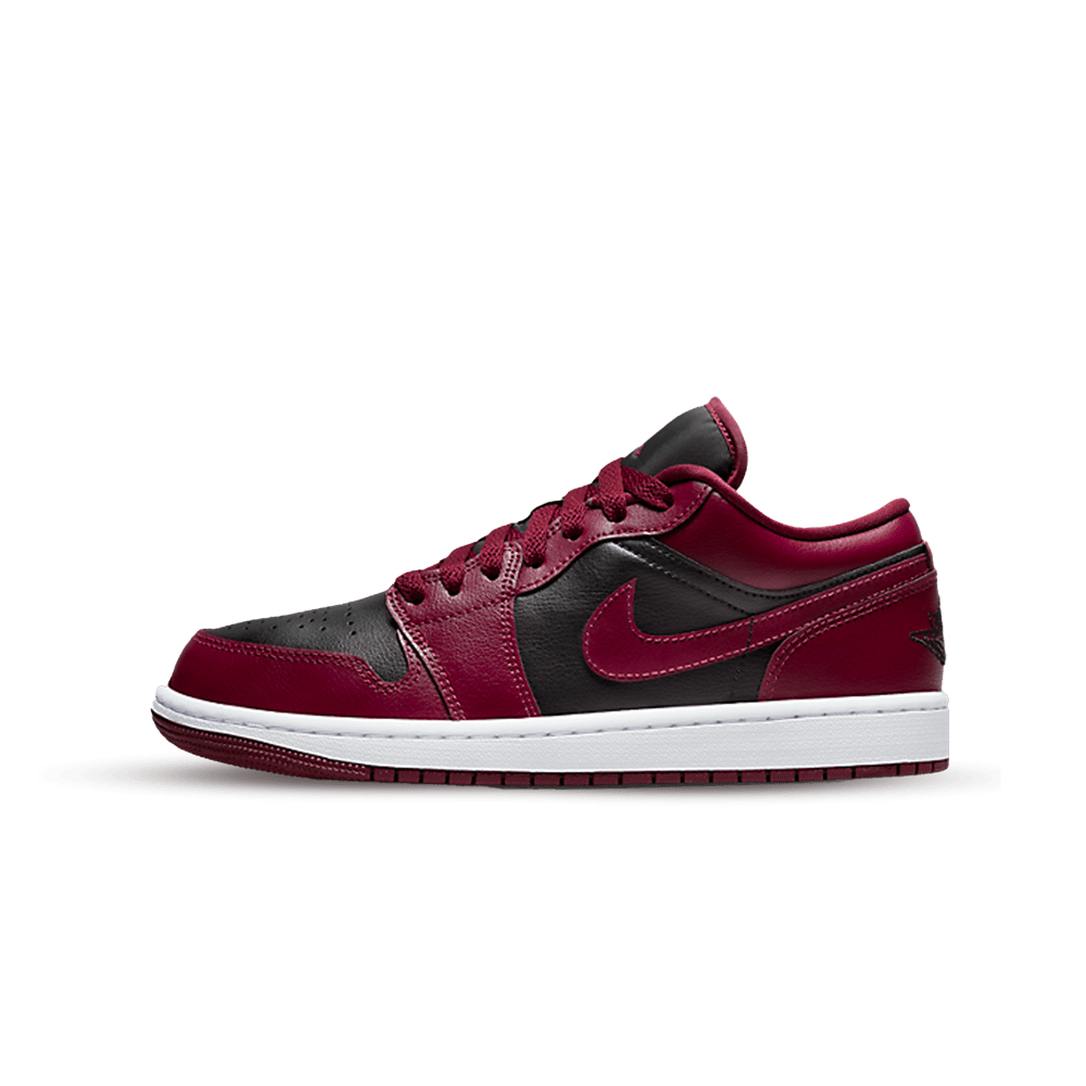Air Jordan 1 low μαύρο σκούρο Beatroot