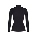 NikeSKIMS Mock Neck Long Sleeve - Obsidian