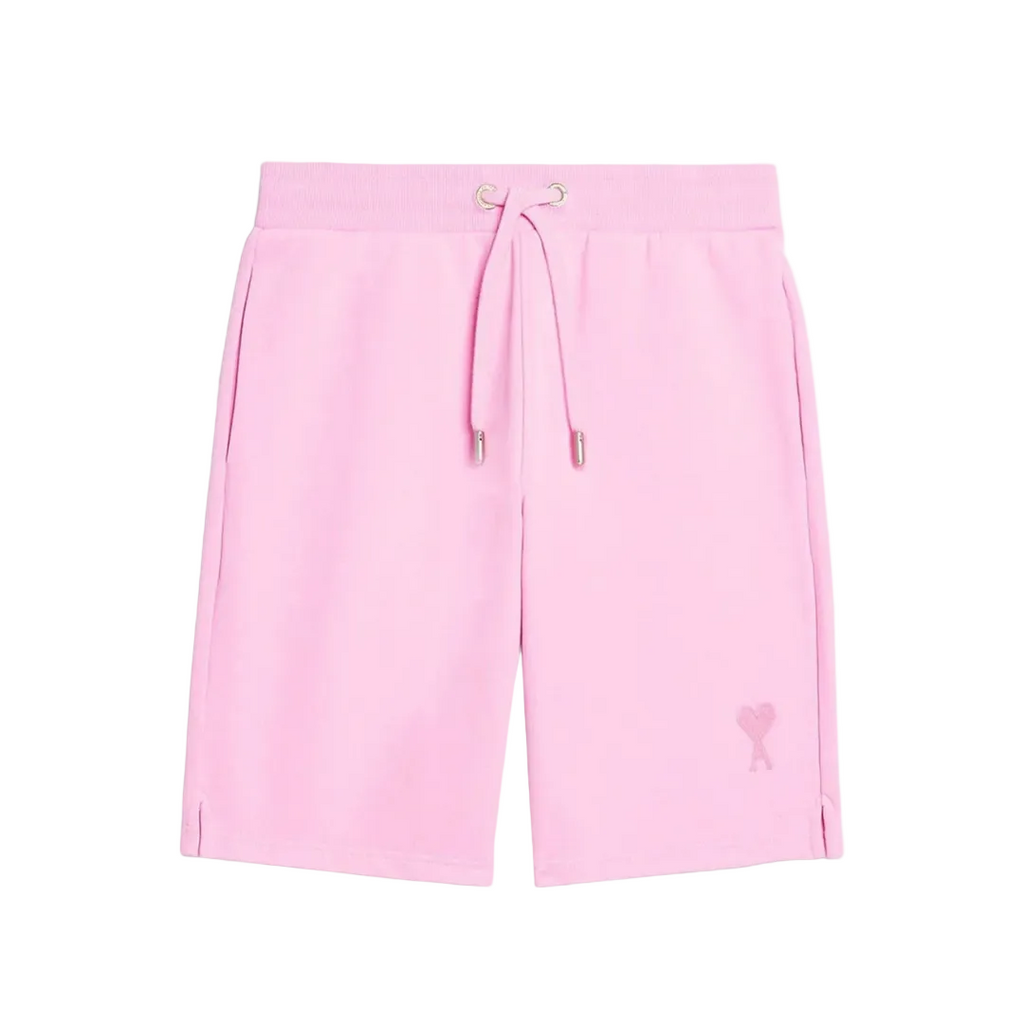 AMI Paris Ami de Coeur track shorts 'Candy PInk'