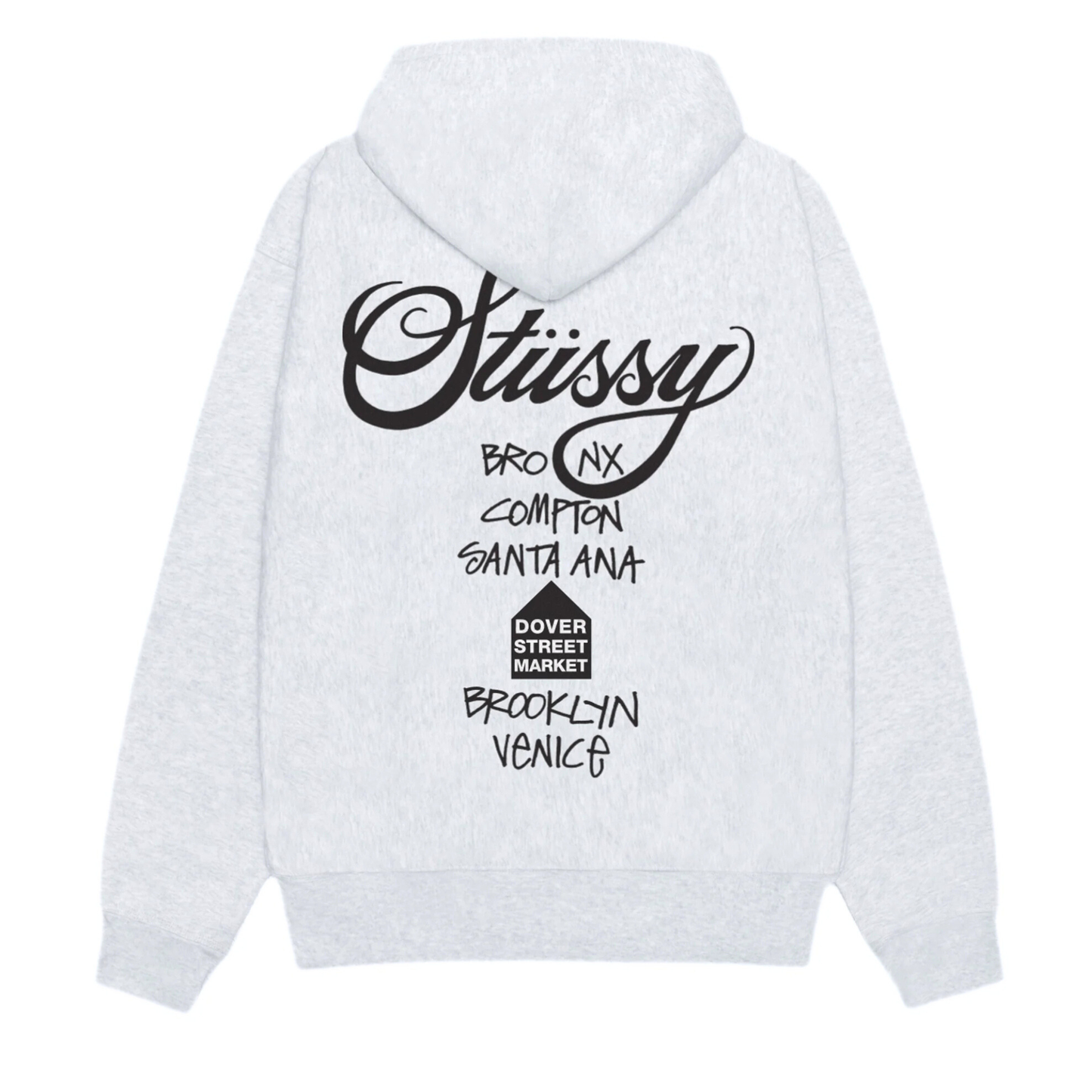 Stussy DSM World Tour Hoodie 'Ash Heather'