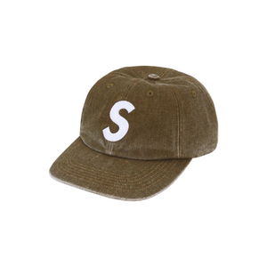 Supreme Pigment Coated Canvas S Logo 6-Panel Hat Olive – OG Market