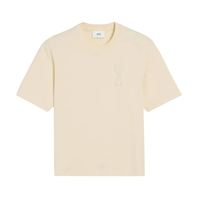 Ami De Coeur beige patch T-shirt