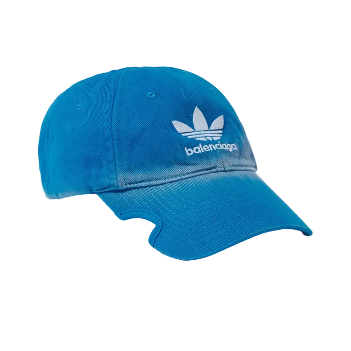 Balenciaga x Adidas Logo Baseball Cap in Cotton