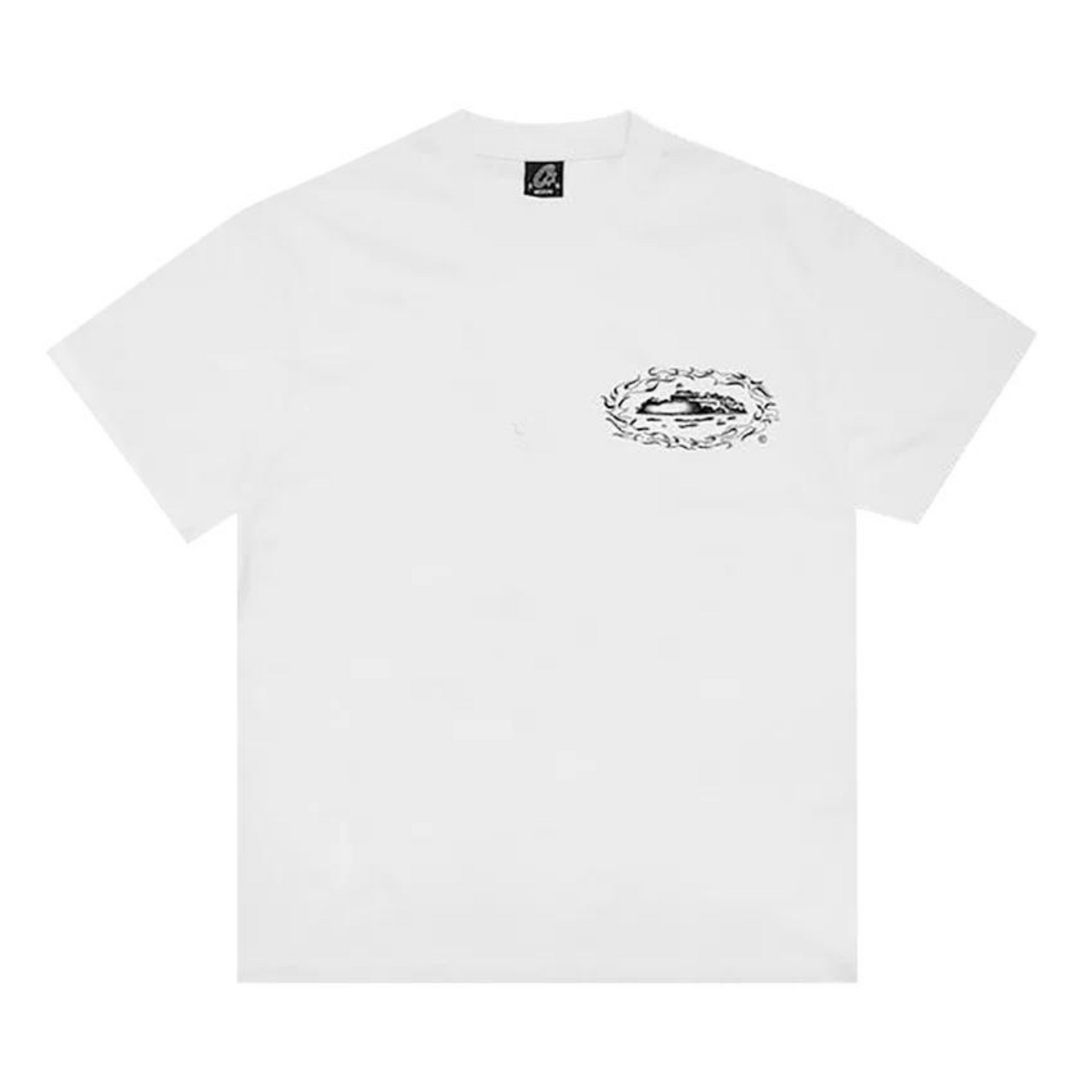 Corteiz Firey Alcatraz Tee 'White'