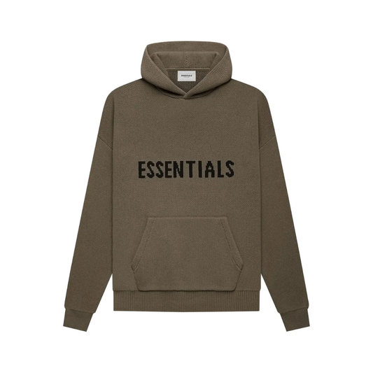 Fear of God Essentials Knit Pullover Hoodie Harvest