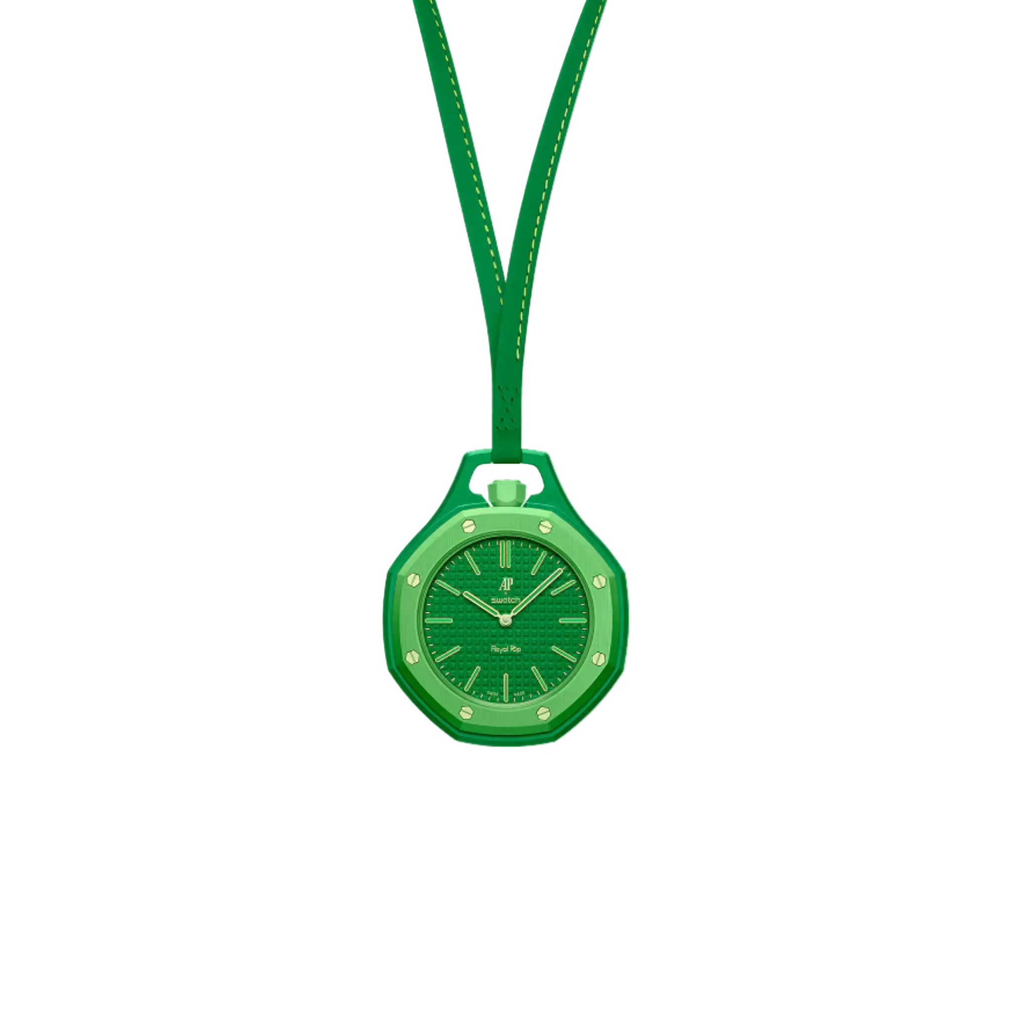 Audemars Piguet × Swatch 'Royal Pop' Green Eight
