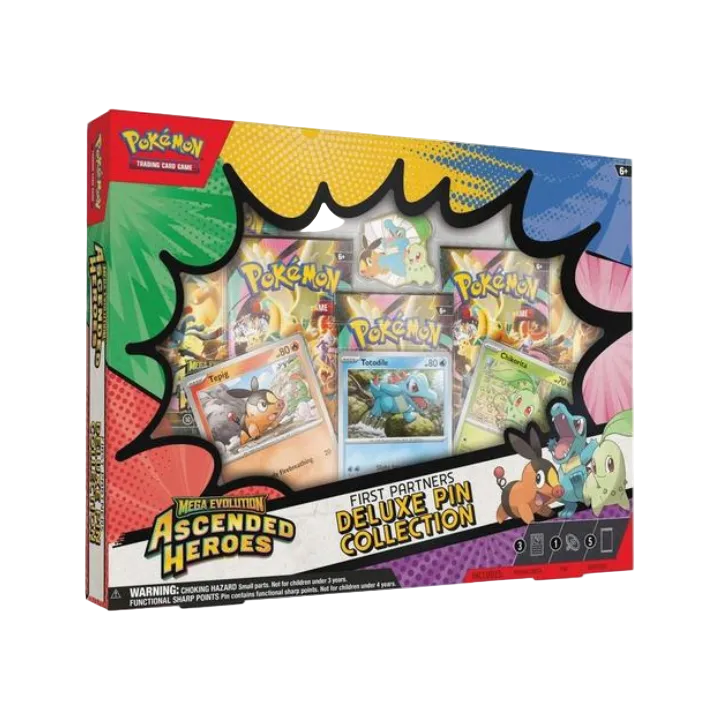 Pokemon Mega Evolution Ascended Heroes Deluxe Pin Collection Box 2026