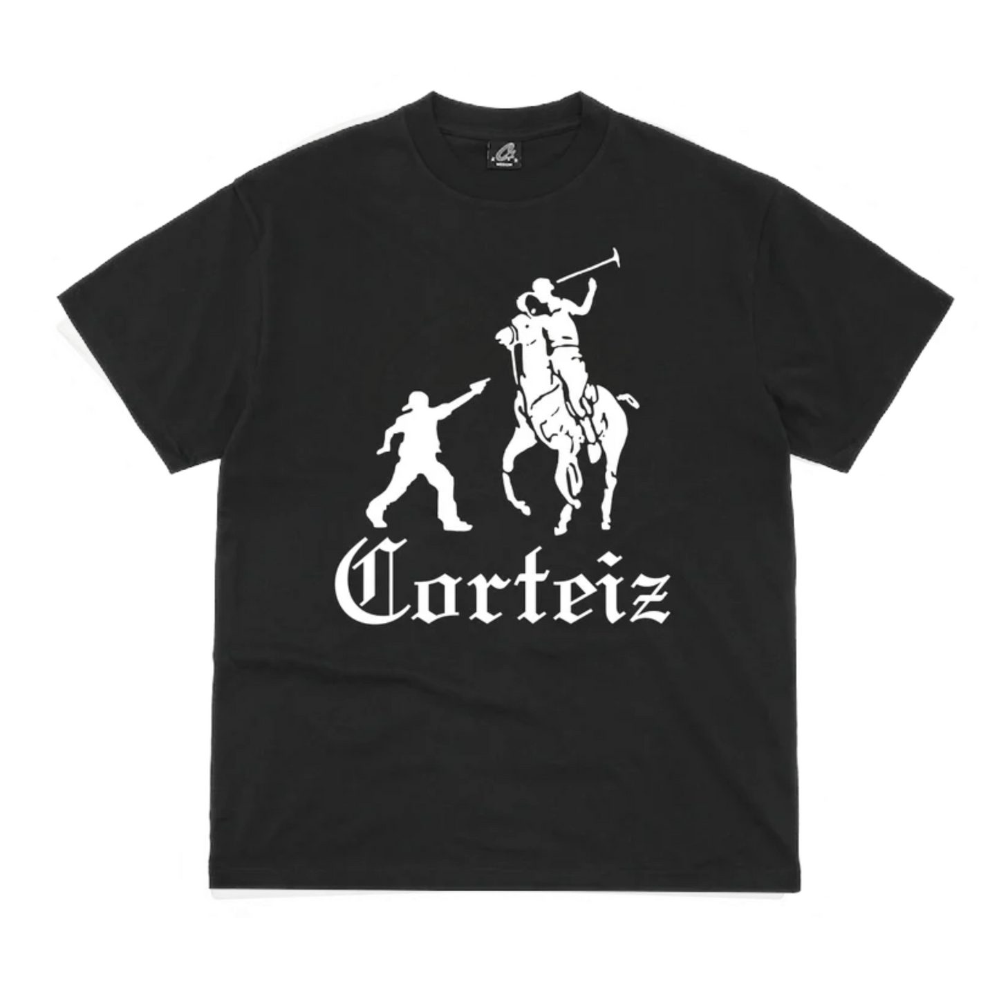 Corteiz Jack Boys Tee 'Black/White'