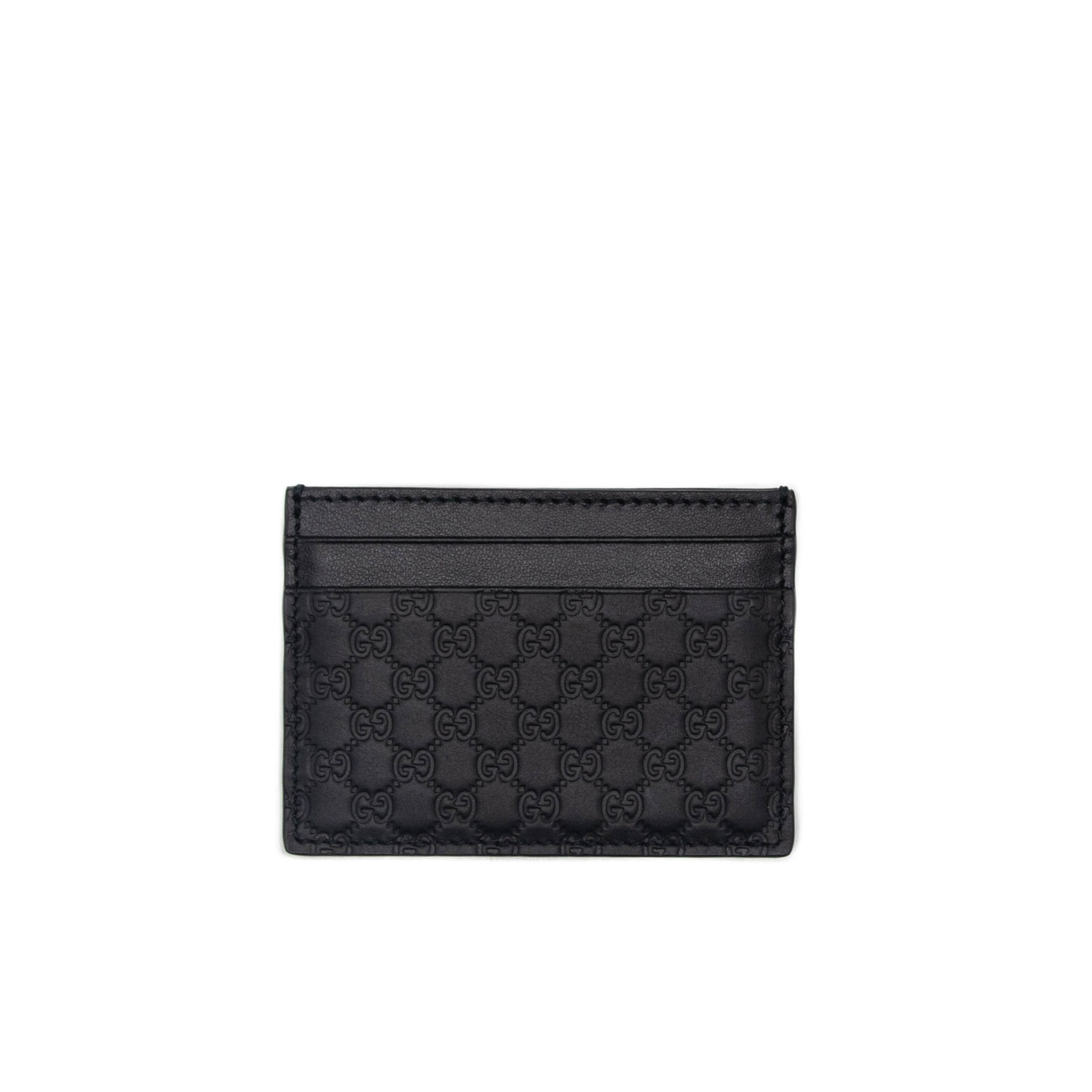 Gucci Card Case Microguccissima Black (5 card slot)