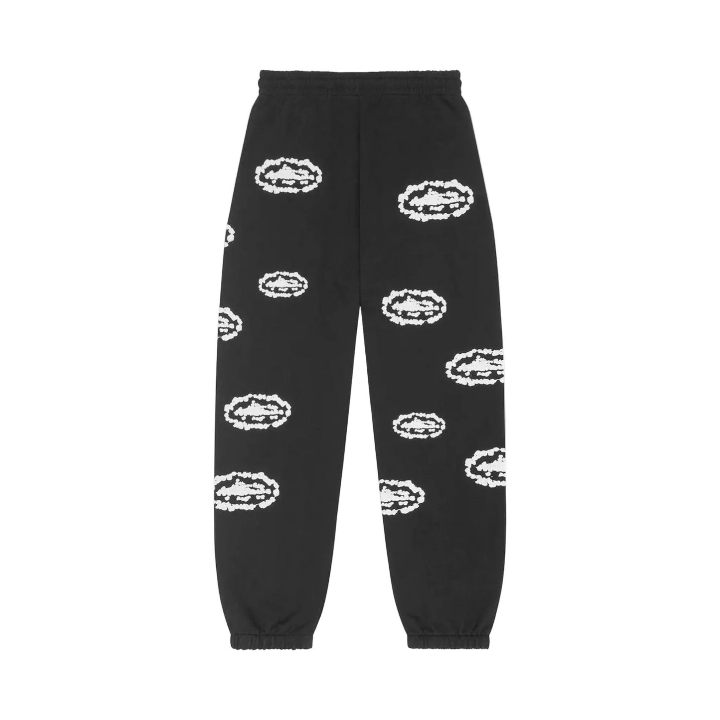 Denim Tears x Corteiz Cotton Wreath Sweatpants 'Black'