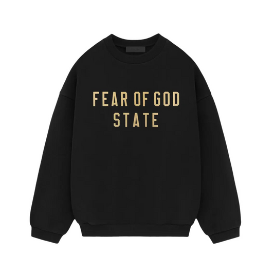 Fear of God Essentials Fleece Crewneck 'Black'
