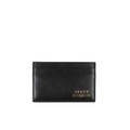 Gucci Leather Card Case with Gucci Logo Black/Gold (4 Card Slot)